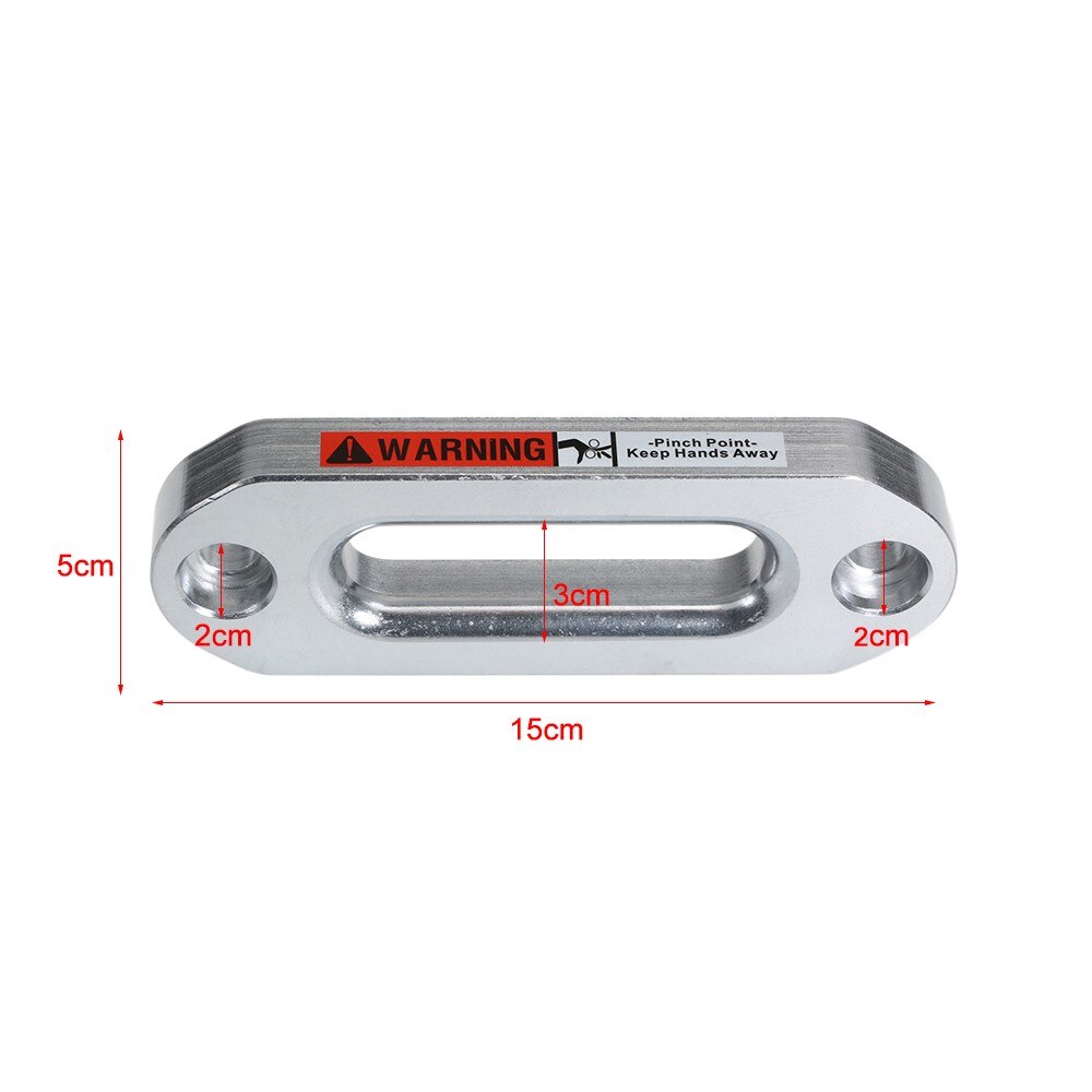 Universal ATV SUV Hawse Fairlead sintético cabrestante Cable de cuerda guía de Cable SUV Hawse Fairlead cabrestante rodillos