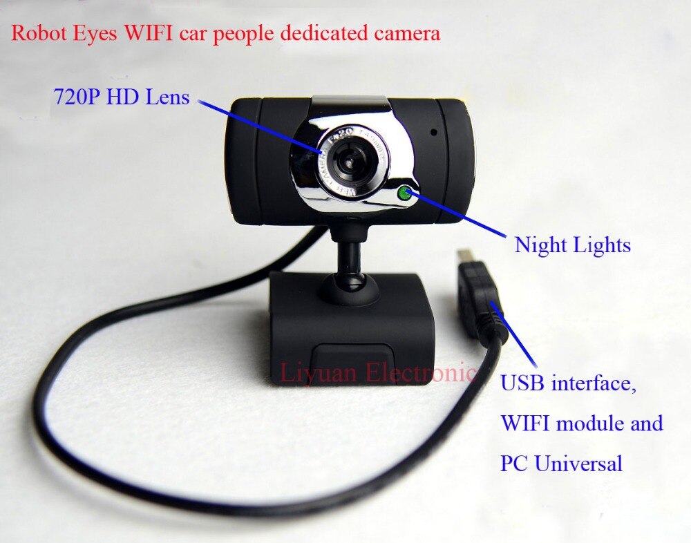 Robot Ogen USB Camera/720 P Gratis drive HD video Camera voor wifi auto robot ondersteuning Openwrt, Linux