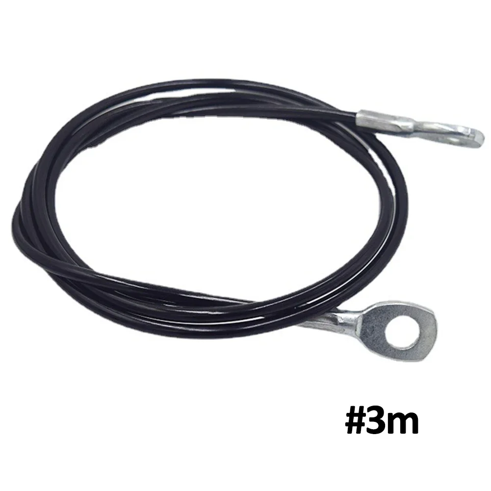 Câble métallique en acier pour gymnastique, 1.5m/2.5m/3m, 5mm, pièces robustes, accessoires pour poulie d'entraînement de levage, équipement de Fitness à domicile