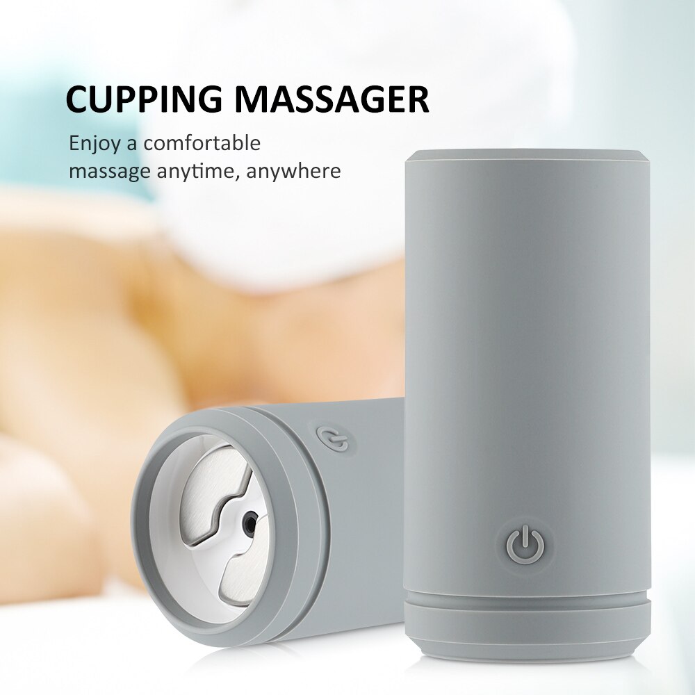 Elektrische Cupping Massager Vacuüm Zuignappen Ems Draagbare Hals En Back Massager Cupping En Pulse Full Body Massage Ontspanning