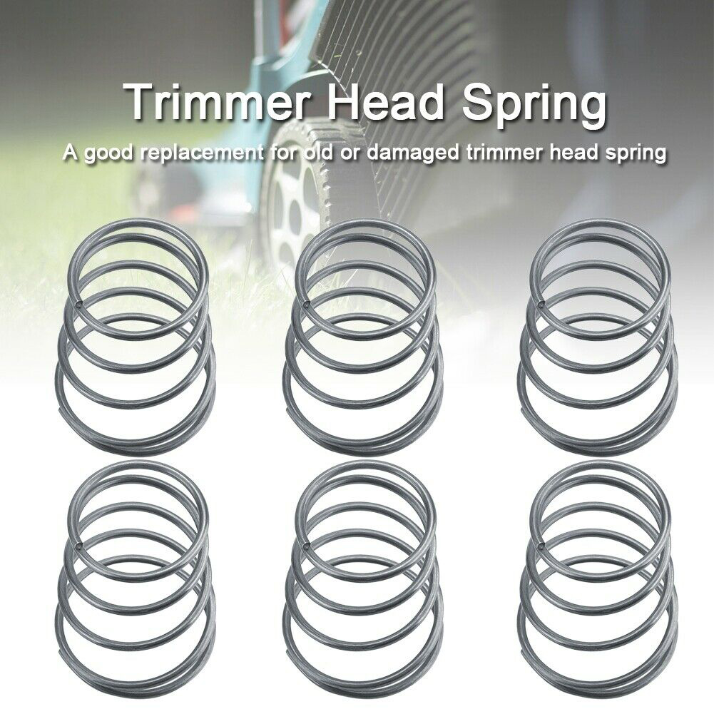 5pcs Universal Brush Cutter Spool Metal Bump Knob Grass Trimmer Head Springs Replacement Flexibility Elastic Easy Install Garden