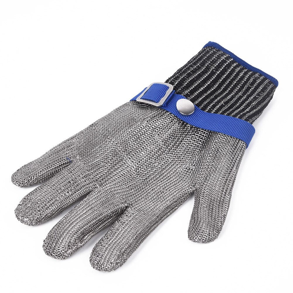 Stainless Steel Metal Mesh Butcher Glove Safety Cut Proof Stab Resistant Hppe Cut Glove Steel Wire Glove