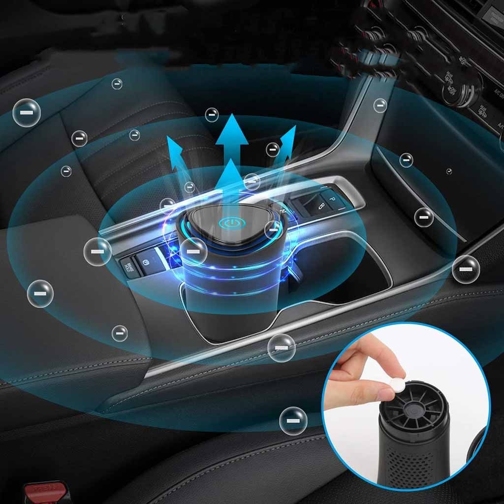 Purificateur d'air Hepa Intelligent | Pour voiture/nature, purificateur d'air frais, meilleur pour la voiture, le bureau et la maison, accessoires automobiles pour purificateur de voyage # G30