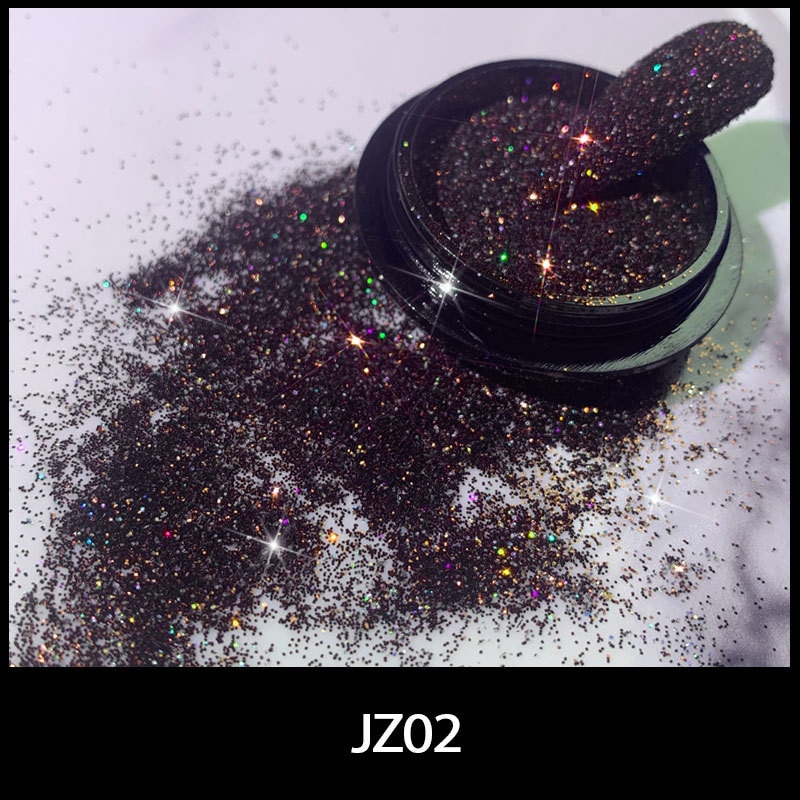 Strass pour ongles, brillants et noirs AB, Kawaii, décorations pour Nail Art, accessoires de manucure, à la , 1 pièce