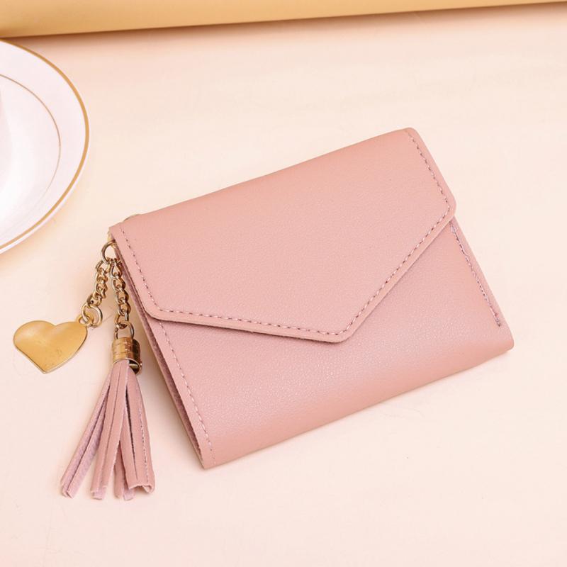 Damepung high #39 end mini kort sød kompakt pung pung tegnebøger kortholder lille dame pung kvinde hasp mini clutch: 01