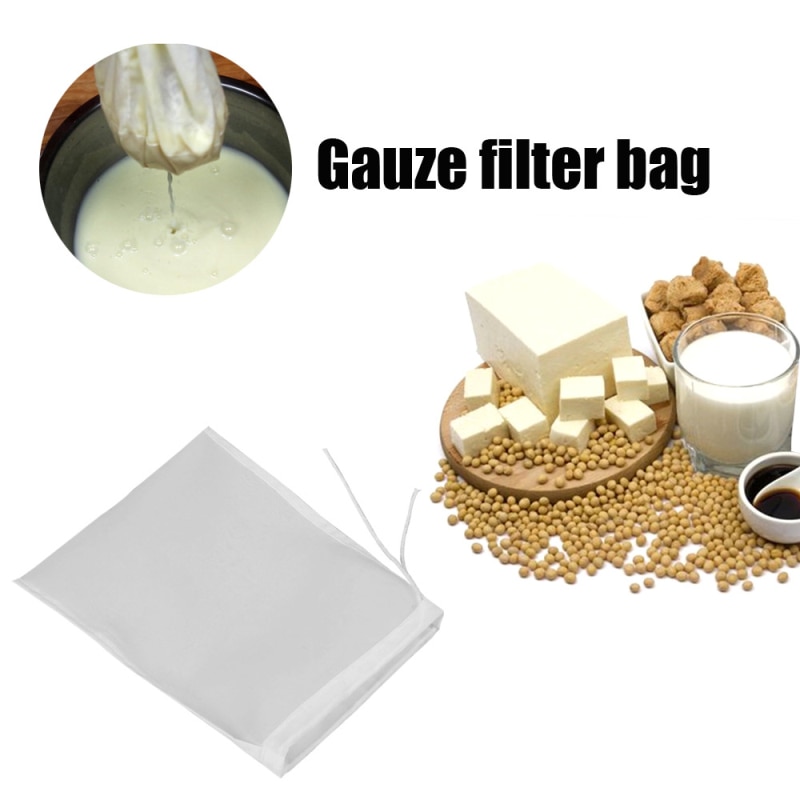 Genanvendelig frugt og grøntsagssaft vin yoghurt soja mælk gaze filterpose gaze ultra-fin filterpose køkkenartikler