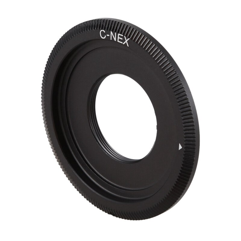 Preto c lente de montagem para sony NEX-5 NEX-3 nex5 NEX-C3 NEX-VG10 adaptador C-NEX