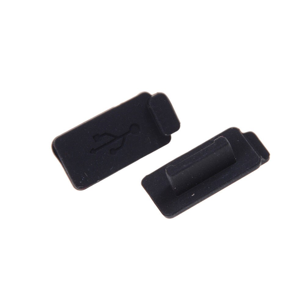 10 st slitstark svart pc bärbar usb-täckplugg propp gummi mjukt dammlock usb 2.0 3.0 gränssnitt förhindrar rostdammplugg