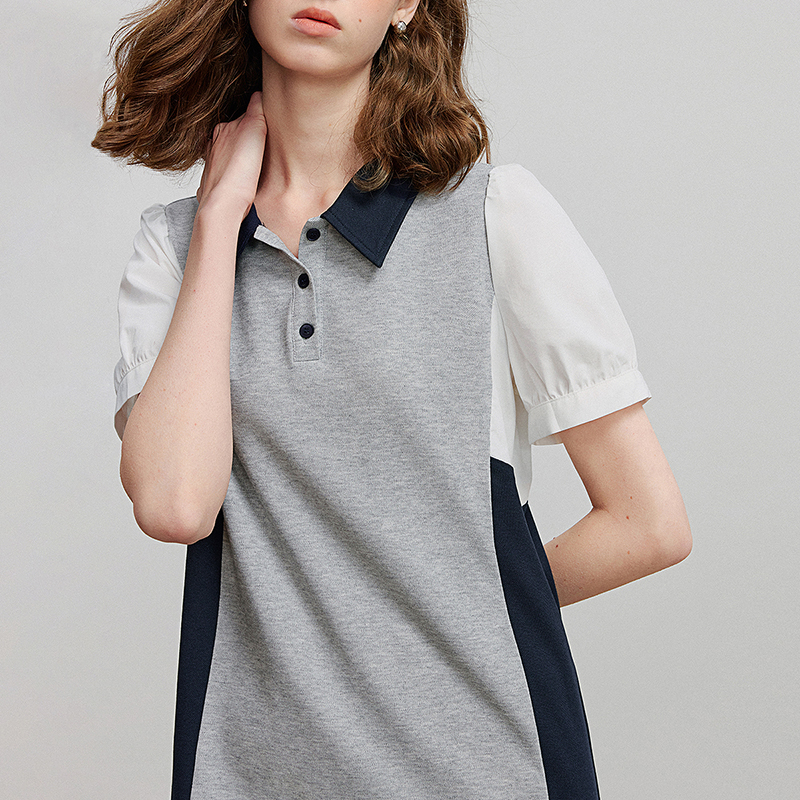 TOYOUTH Women Dress Summer Short Sleeve Casual Dress 8529097