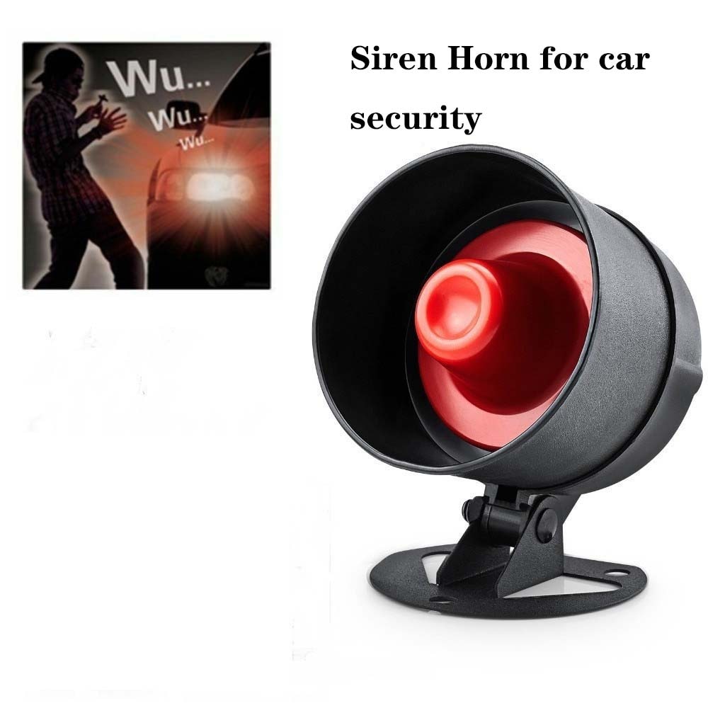 1 Tone Outdoor Security Sound Siren Horn Speaker Metal DC12V Loud High Volume Home Intrusion Car Vehicle Safety Fire Alarm