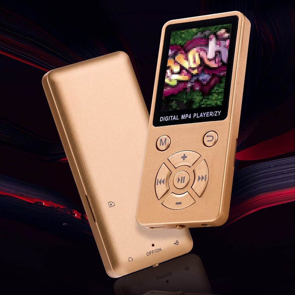 Reproductor de música T1 MP3 MP4 ligero inalámbrico con pantalla, Mini reproductor portátil ultrafino, modo ajustable, tipo de botón