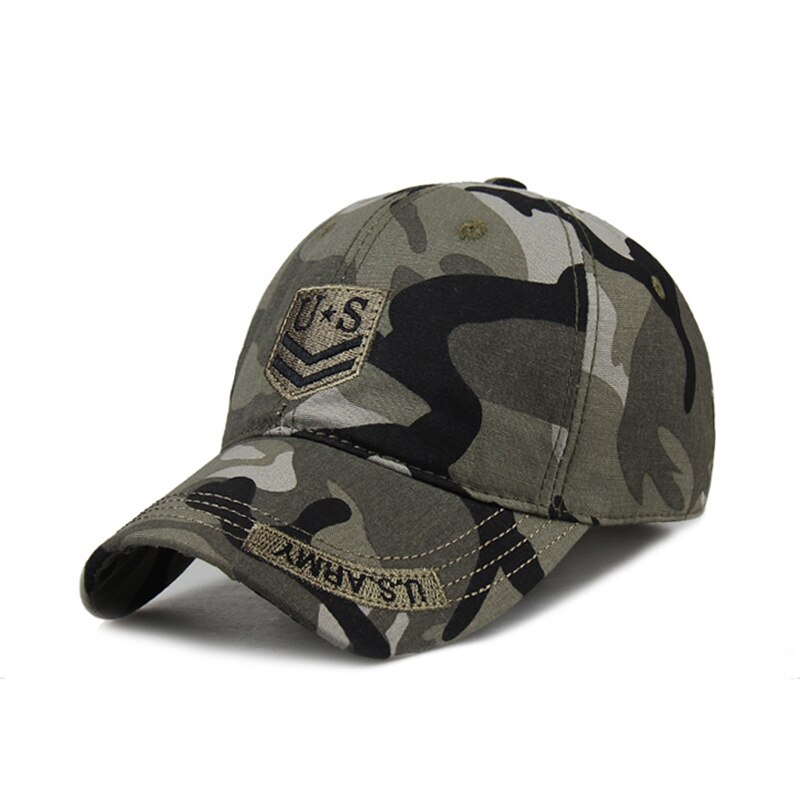 Voron sommar marin sigill justerbar kamouflage rank bomull canvas baseballkeps solhattar kvinna man snapback kepsar