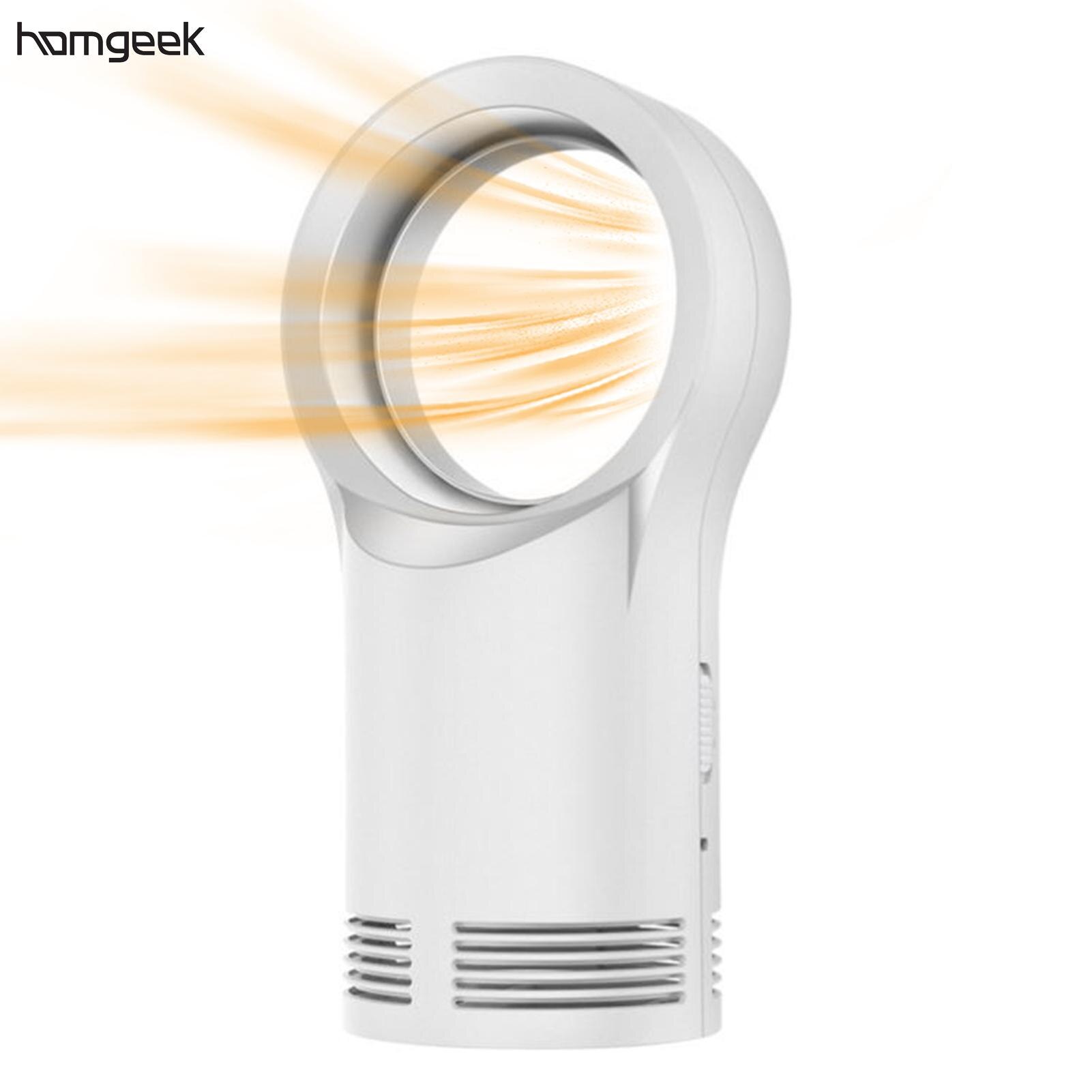 Mini Electric Heater Portable Home Heating Fan 2S Fast Heating Warm Fan 220V Desktop Fan Low Noise Warm Air Blower: White
