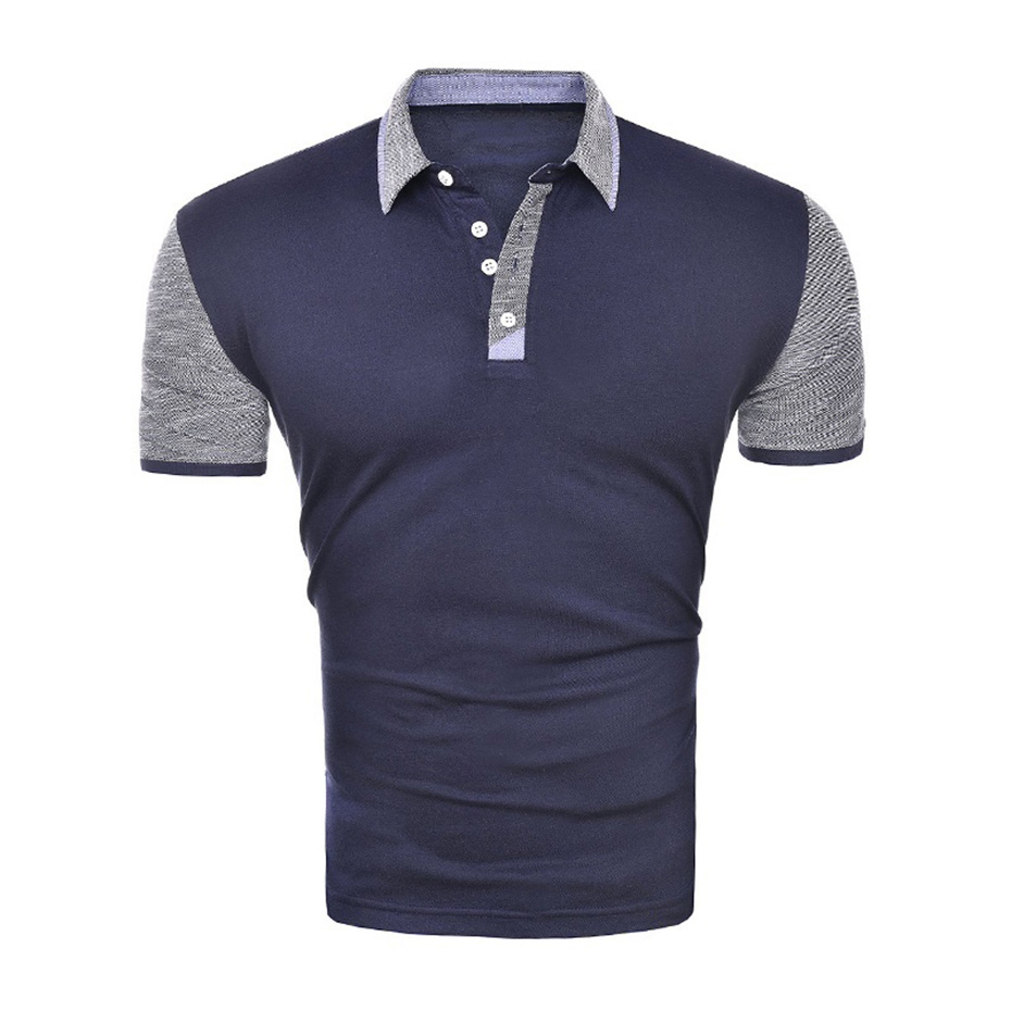 Polos zogaa de verano para hombre, polos casuales de manga corta, polos de algodón con diseño de patchwork para negocios, tops para hombre