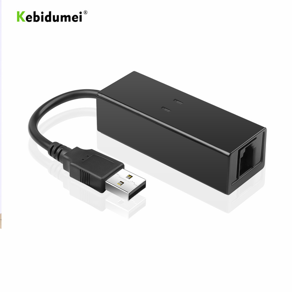 Kebidumei 56K Data V.92/V.90 Telefoon Fax Modem Kabel Usb 2.0 Voor Windows Xp Win10 Win8 Win7 Usb ethernet