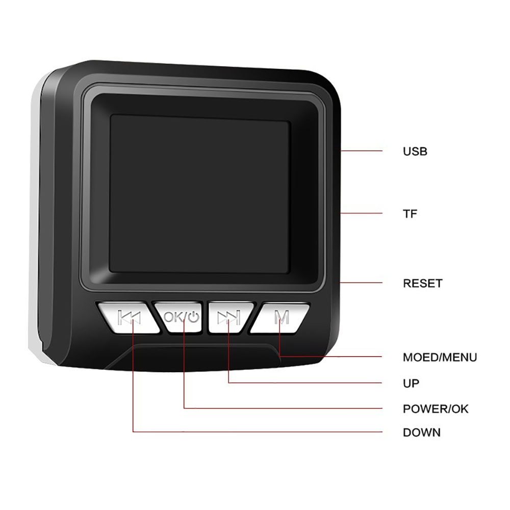 VicTsing-caméra DVR pour voiture | 1080P Dash, appareil photo enregistreur de conduite, capteur WiFi G, boucle d'enregistrement, détection de mouvement, Vision nocturne, vidéo HD de 2 pouces