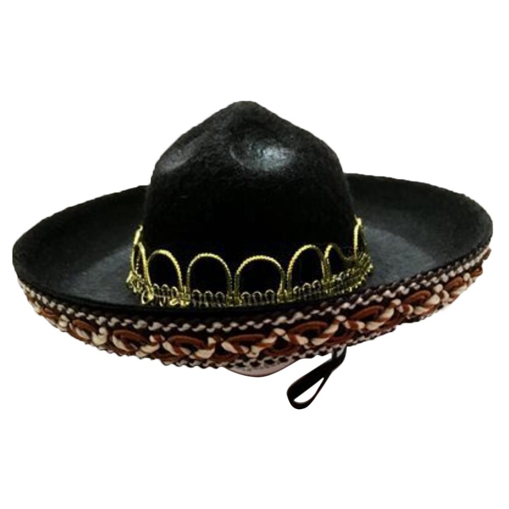 Mini Pet Hond Kat Zonnehoed Beach Party Stro Hoed Hond Mexicaanse Stijl Hoed Mexicaanse Stijl Fun Stro Sombrero accessoires: A