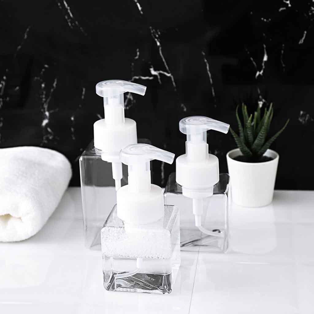Foam Press Soap Dispenser 250ml/400ml Water Pump-Dispenser Foaming Soap Dispenser Pump-Bottle Liquid Soap for Kitchen Office