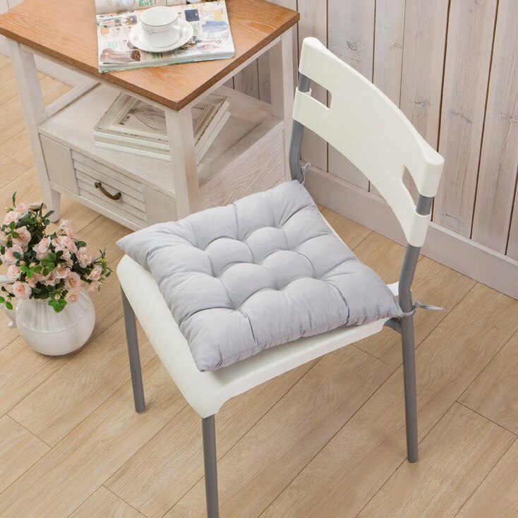 Oreillers pour chaises plancher siège coussin épaissir Tatami salle à manger chaise coussins couleur unie maison décoratif assis canapé oreillers: 8