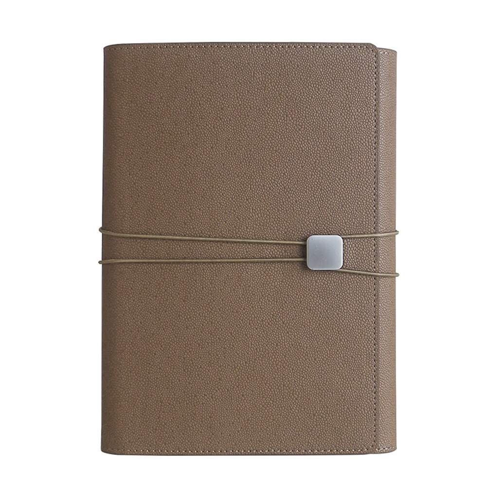 A5 90 Pages Agenda Phone Pocket Office Planner With Card Slot PU Leather Organizer Coil Binding Three-fold Calendar Notebook: Default Title