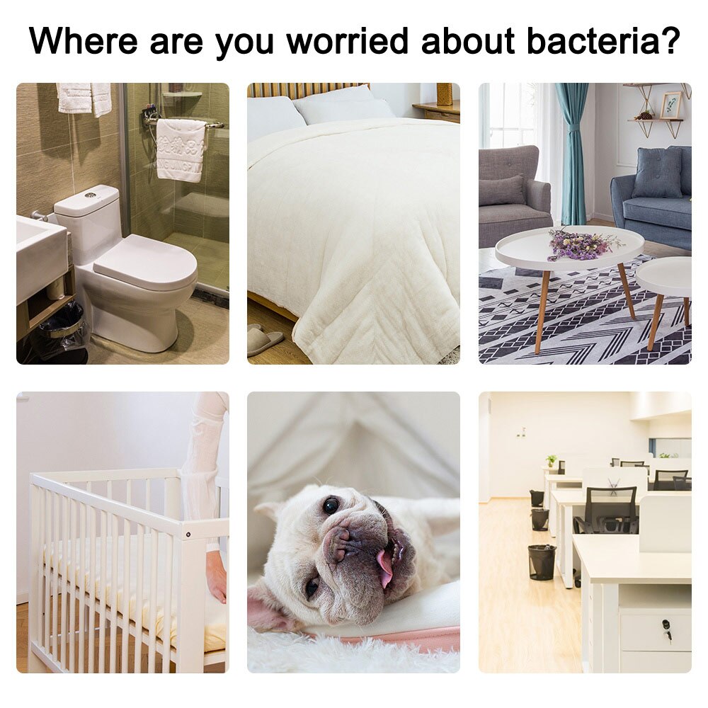 E14 Germicidal Light UVC Lamp Sterilizer E27 LED UV Desinfection Lamp GU10 LED Ultraviolet Light Bulb MR16 48 60 80leds Amuchina