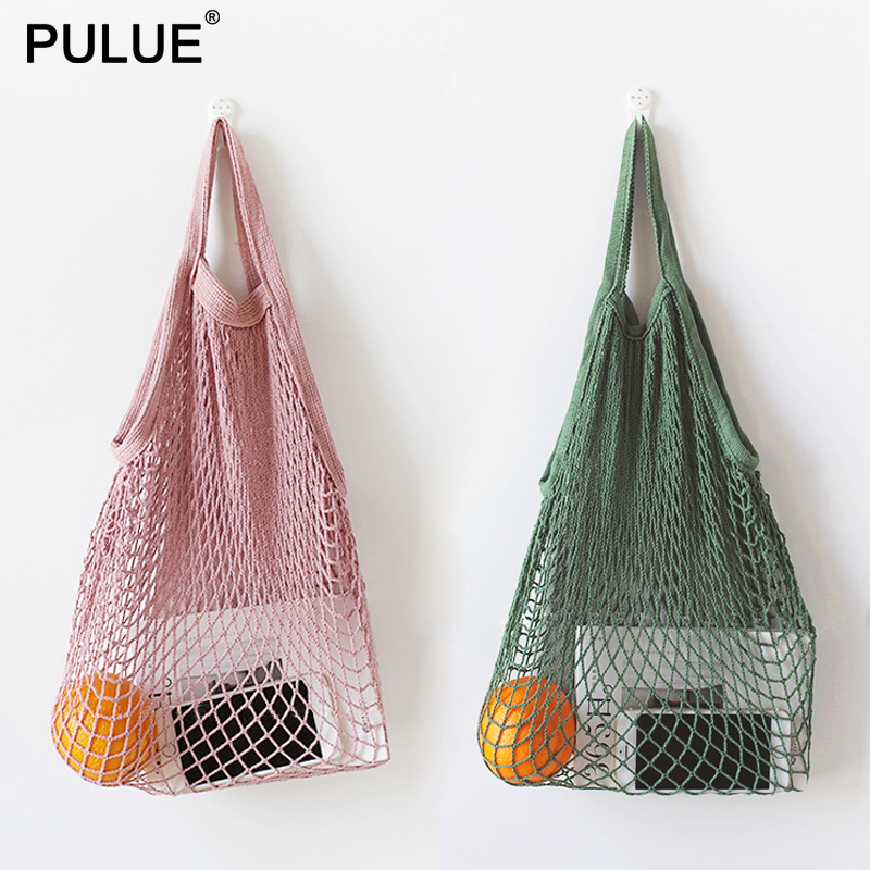 Mesh String Shopping Bag Net Bag Reusable Fruit St... – Vicedeal