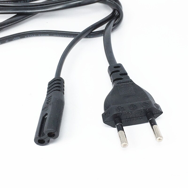 Europese Eu Power Kabel Euro Plug C7 Figuur 8 Ac Adapter Voeding Lead Cord 1.4M Voor Draagbare Radio acculaders Psp 4