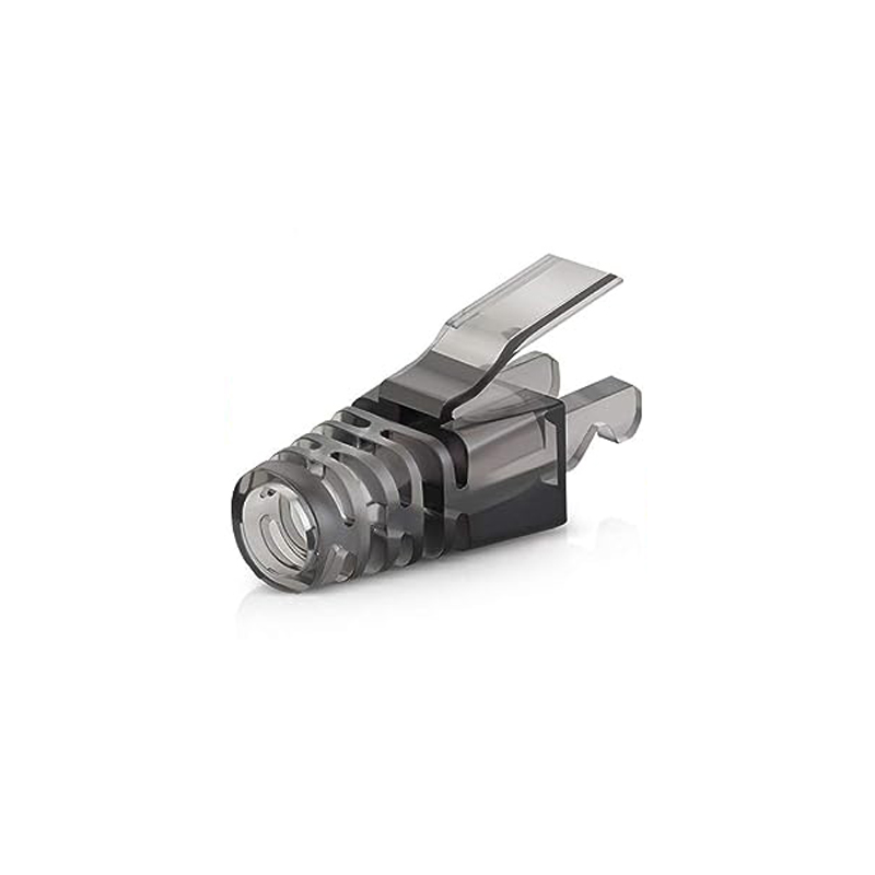 Linkwylan RJ45 Cat6 Pass Through Connectors Assorted Colors EZ to Crimp Modular Plug for Solid or Stranded UTP Network Cable: grey / 0.2M
