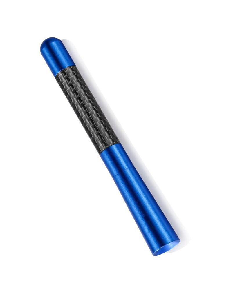 Auto styling 12cm auto autobon vezel dak korte radioantenne voor tesla suzuki isuzu daihatsu aston martin volvo mazda: Blauw