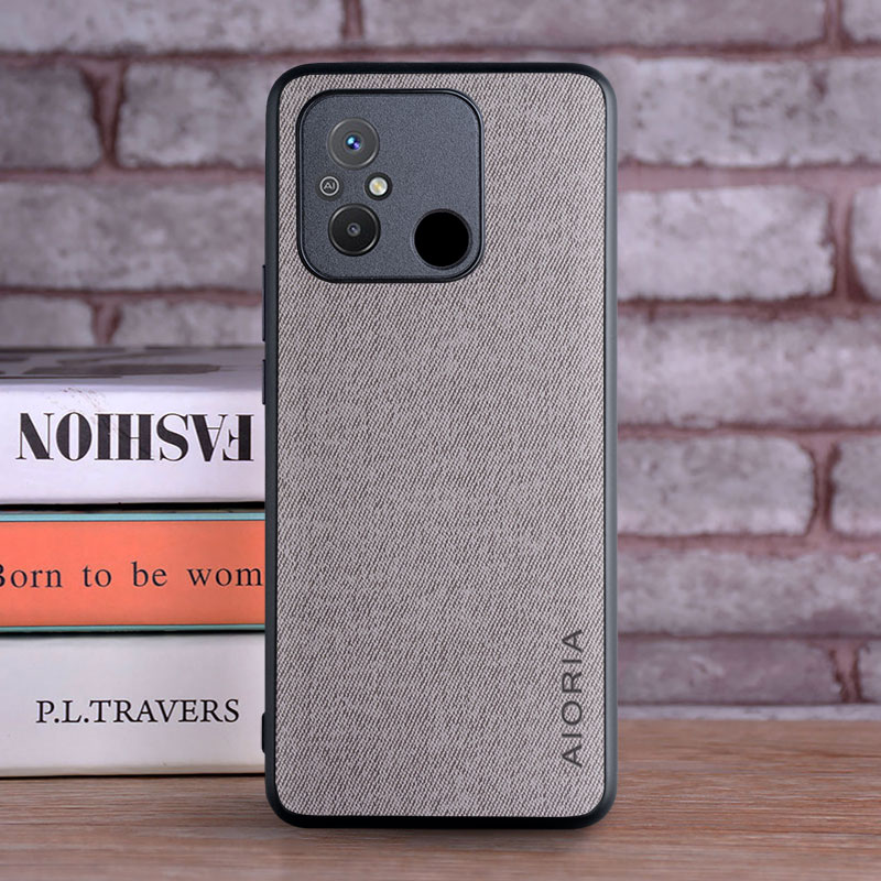 Étui pour Xiaomi Redmi 13C 14C 12C 10C 9C Poco C65 C75 C55 5G coque luxe textile cuir couverture de téléphone funda pour redmi 13c étui