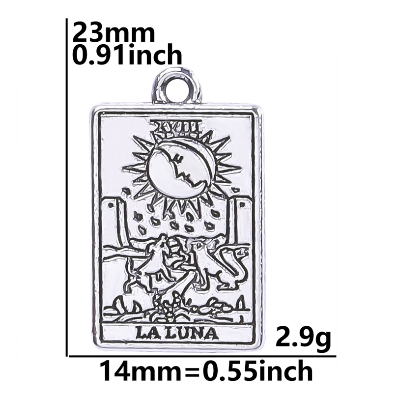 10pcs/lot Gold Plated Tarot Accessories DIY Bulk Alloy Pendant Charm for Jewelry Making Necklace Earrings DIY Material: Antique Bronze Plated