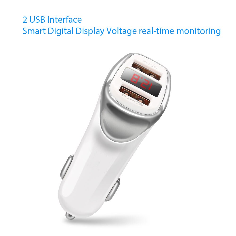 Dual USB Car charger quick charge 2.0 Mobiele Telefoon Laders USB Snelle Auto Opladen voor iPhone Samsung Xiaomi HTC