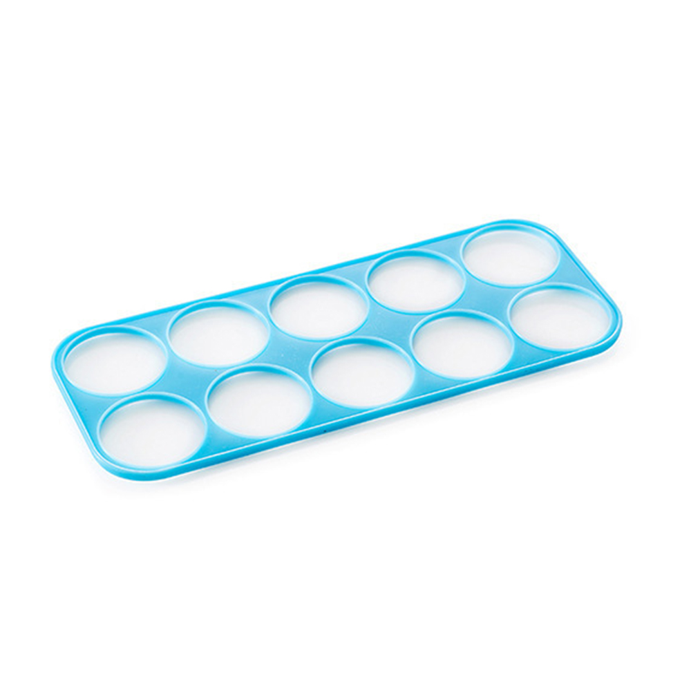 Kitchen Egg Storage Organizer Box 10 Grid Egg Box Food Container Organizer Boxes for Storage One Layer Egg Crisper