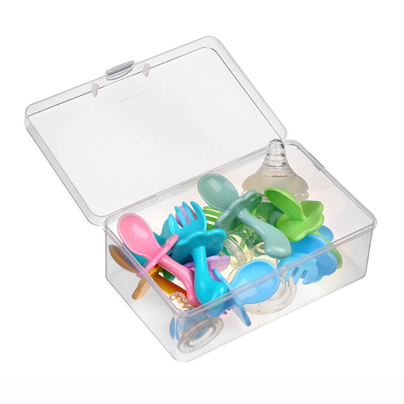 Baby Pacifier Nipple Dust Cover Portable Pacifier Storage Box Soother Container Holder