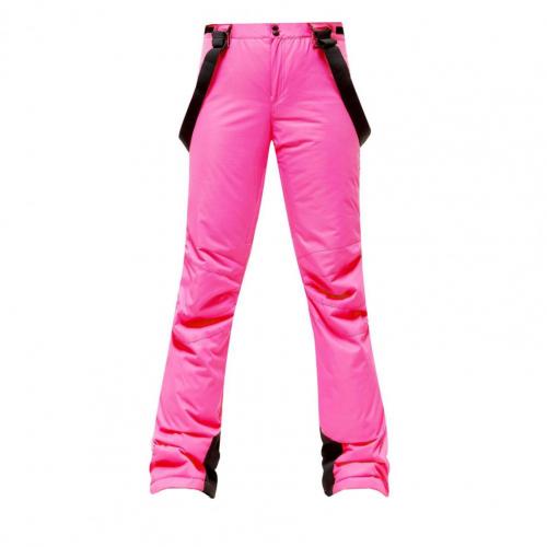 Snow Ski Pants Waterproof Insulating Protection Smooth Surface Women Windproof Breathable Snow Ski Pants for Snowboarding: Pink / L