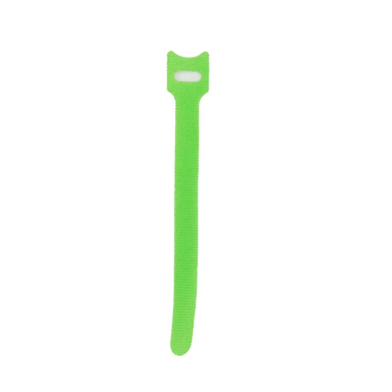 30pcs Reusable Cable Ties Cord Nylon Strap Hook Loop Tidy Organiser Tool Tidy Hook T-type Velcro Cable Tie 1.2x20cm Multi-color: Light Green