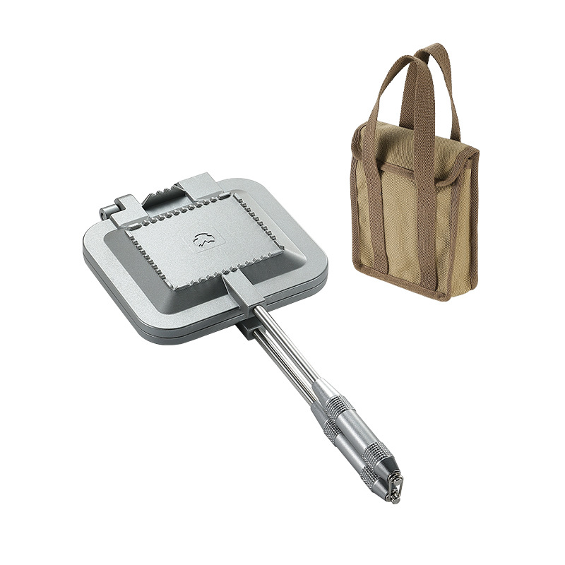 CAMPINGMOON-Pince de cuisson pour sandwich, grillage antiadhésif double face, pince polyvalente pour petit-déjeuner de camping, JxSandwich: Default Title
