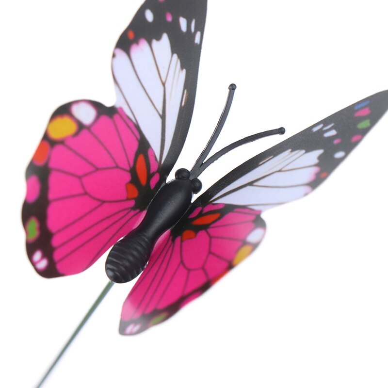 10 pièces papillons jardin cour planteur coloré papillon piquets décor extérieur décor Pots de fleurs décoration