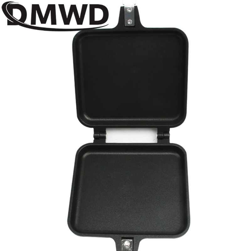 Gas Antiaanbakmachine Ijzer Brood Toast Ontbijtmachine Wafel Pannenkoek Bakken Barbecue Vorm Vorm Grill Koekenpan