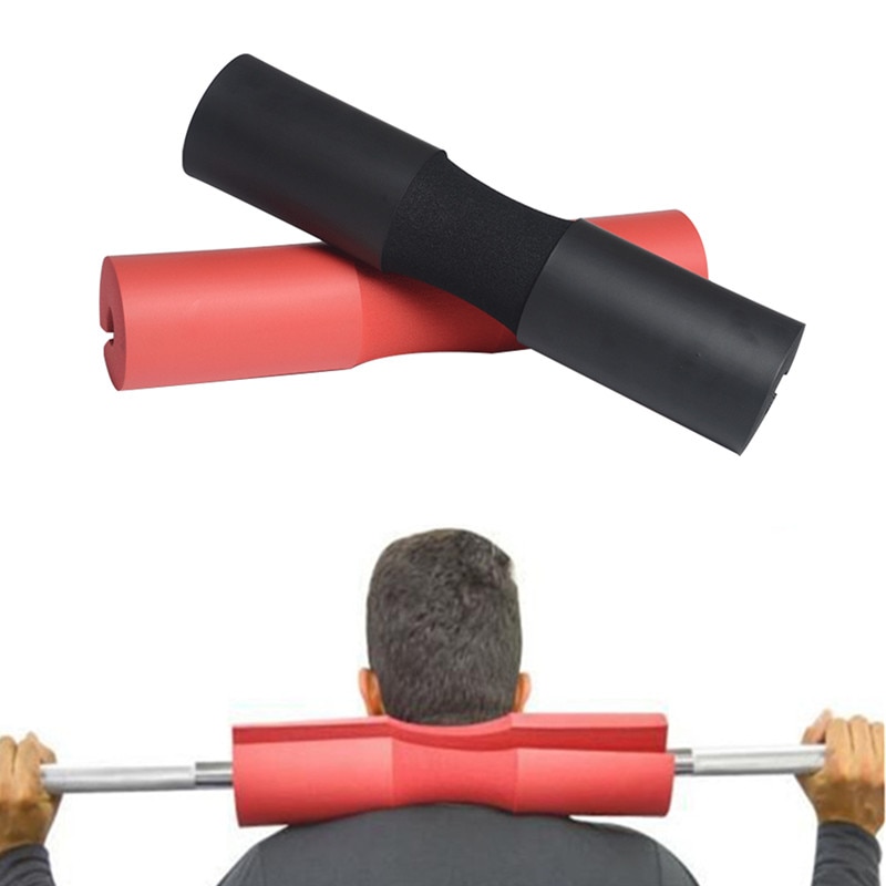 Barbell pad pull up squat bar skulder tilbage beskytte pad greb support vægt fitness vægtløftning