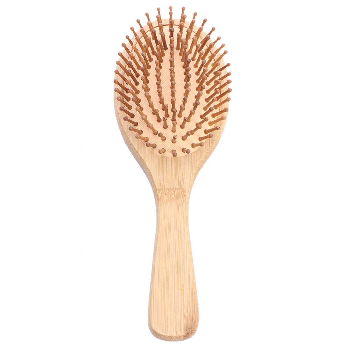 Peine de masaje de bambú para hombre y mujer, cepillo antiestático para desenredar, herramienta de masaje para la cabeza de niños