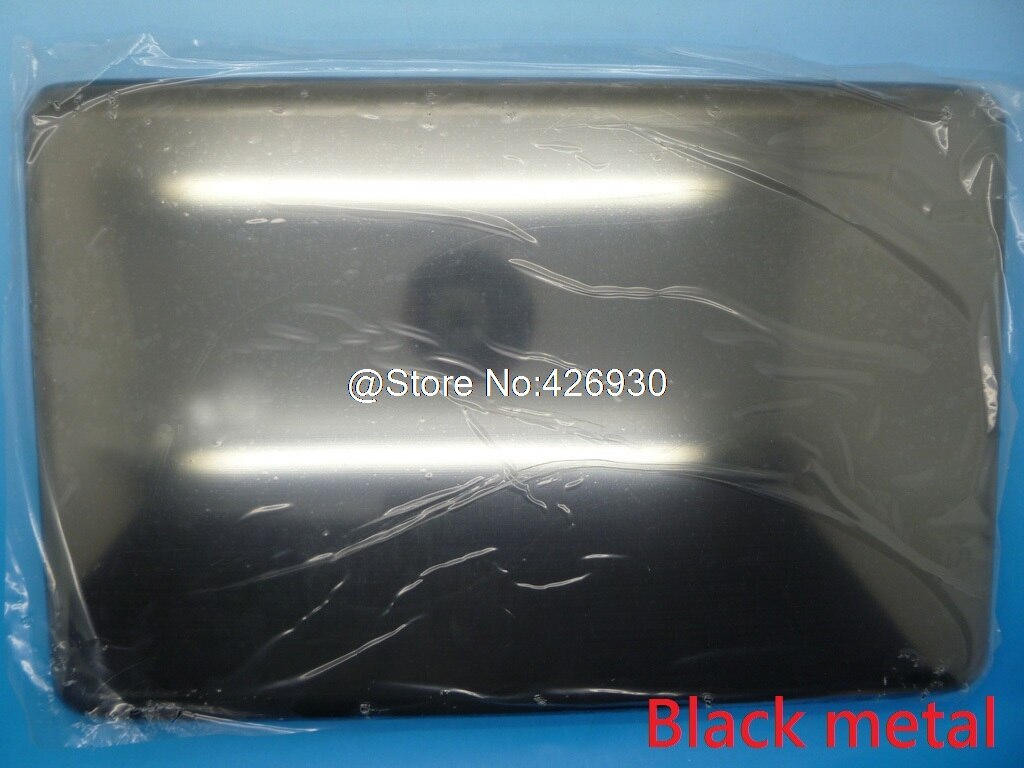 Laptop LCD Top Cover For Samsung R540 RV510 R538 R525 R530 BA75-02370B BA75-02375A BA75-02560B Back Cover: Black metal