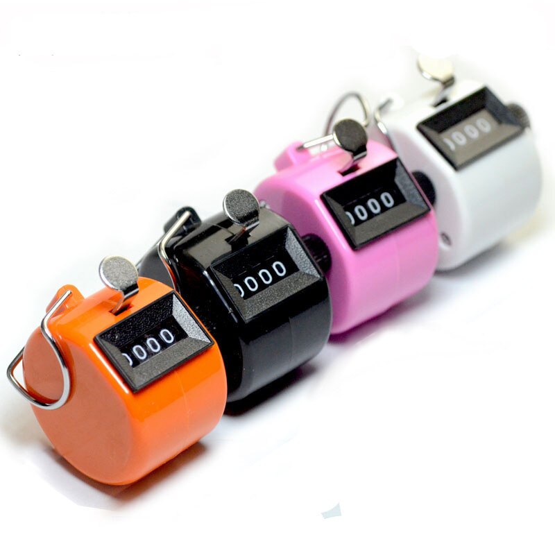 Profession Machinery Four-Digit Counter Mechanical ABS Plastic Manual Reading Buddha Frequency Counter Analysis Equipment