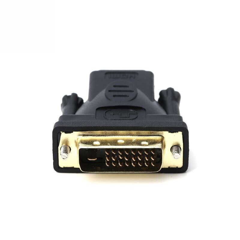 24 + 1 DVI Stecker Auf HDMI-kompatibel Weibliche Konverter Zu DVI Adapter Unterstützung 1080P für HDTV Projektor Gold Überzogene Adapter
