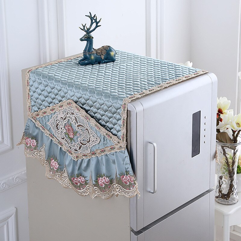 High End Refrigerator Covers Home Decoration Luxury Fridge Cover Refrigerator Dustproof Covers: C3-Singleopen-55x140