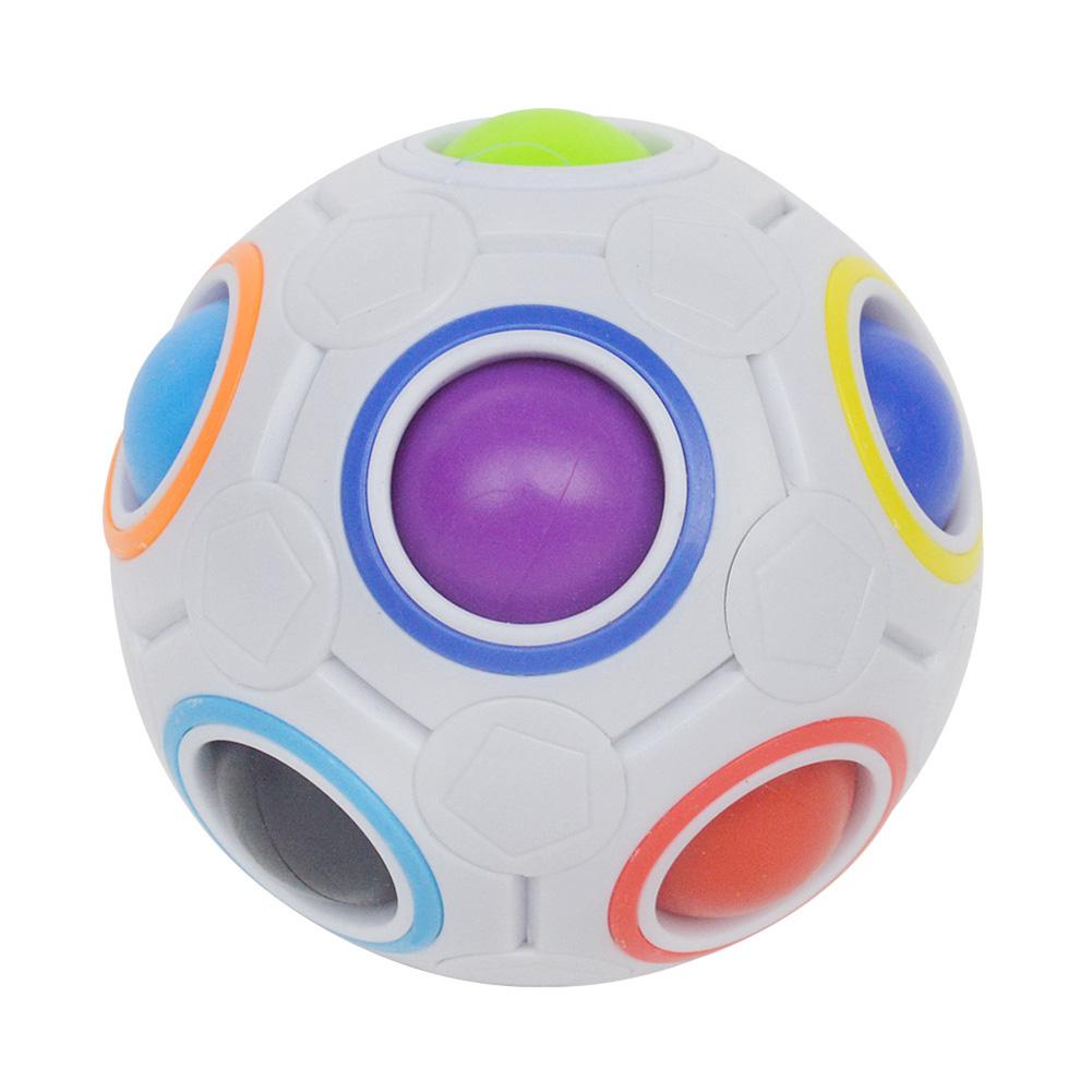 Mini Sphärische Magie Regenbogen Puzzle Ball Kreative ABS freundlicher Farbe Erkenntnis Bildung Erwachsene Reduzieren Druck Finger Würfel Spielzeug