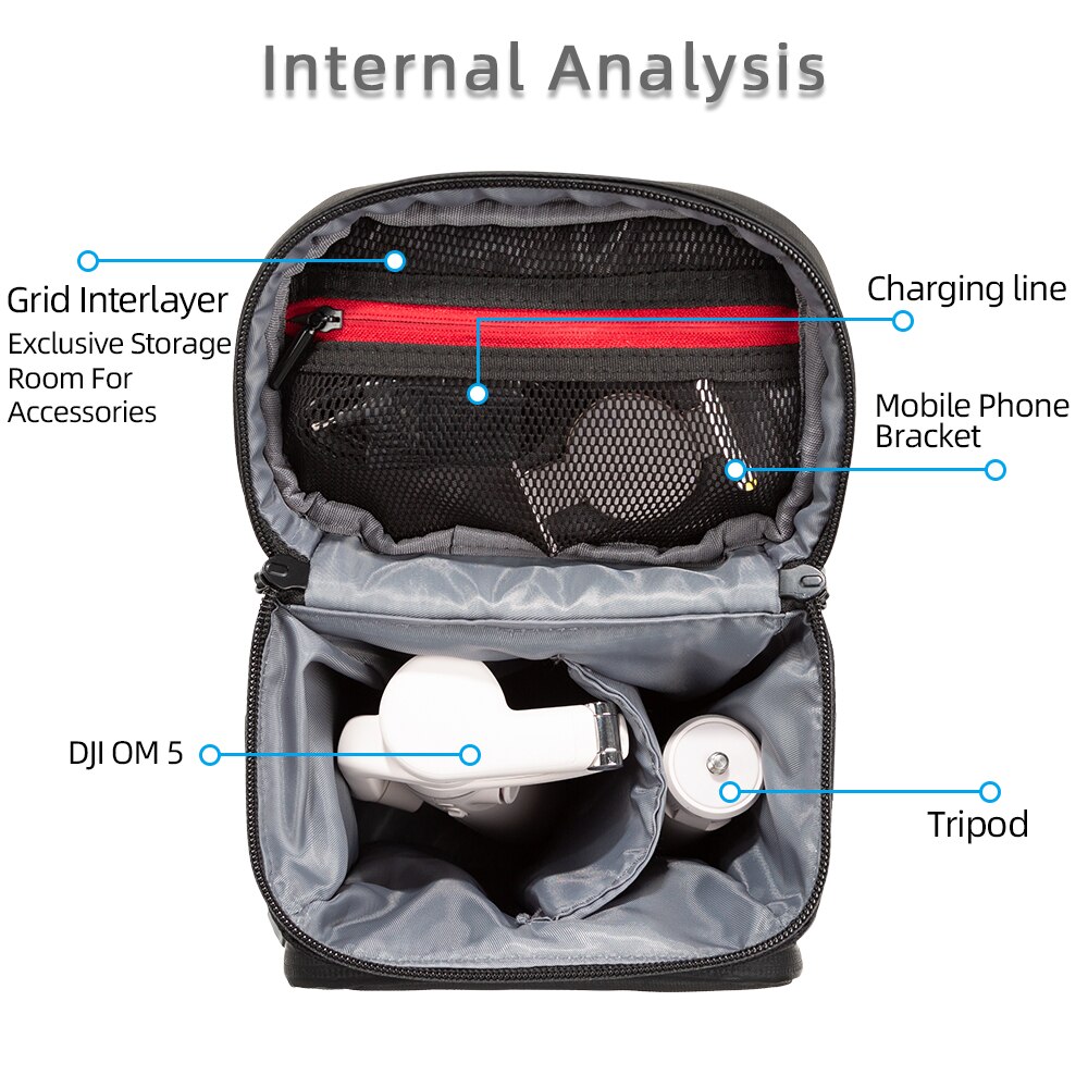 Dji OM5 Originele Draagbare Draagtas Opbergdoos Schoudertas Waterdichte Handtassen Storage Case Voor Dji OM5 Accessoires