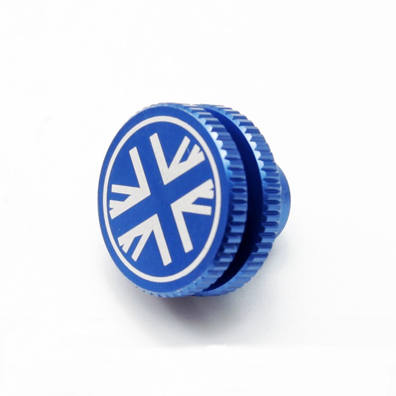 ACEOFFIX-tuerca de tija de sillín para bicicleta plegable Brompton, tornillo de fijación, accesorios decorativos: blue