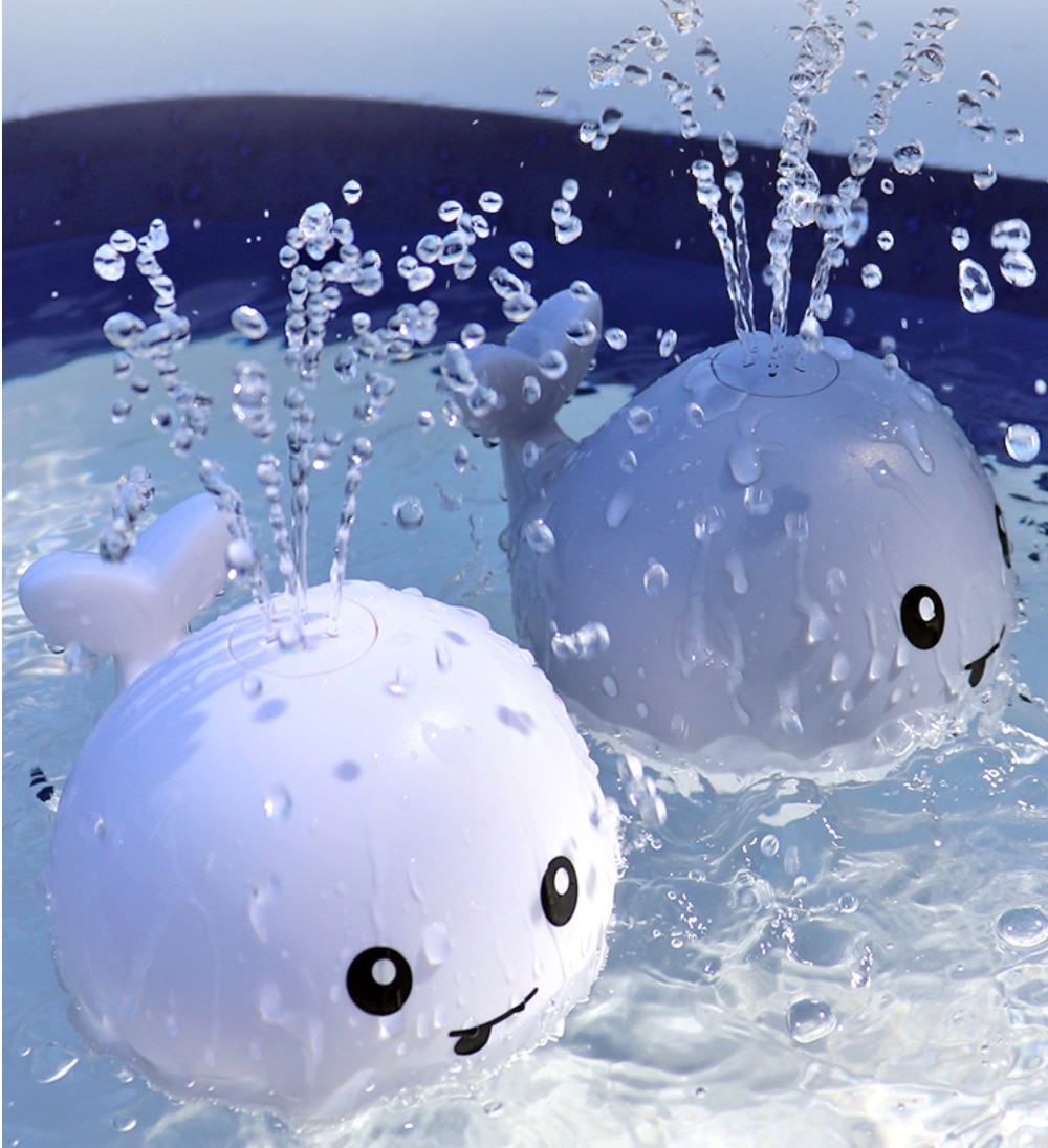 Badelegetøj swimmingpool sød dyrehval lyser op springvand, bedst til drenge og piger