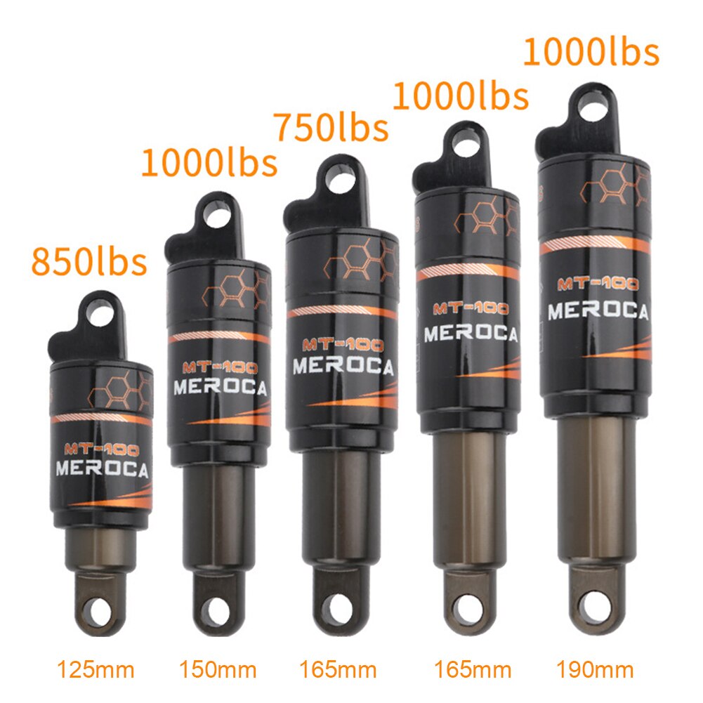 DNM-Amortiguador trasero AO-38RC para bicicleta de montaña, dispositivo de 165/190/200/210mm con ajuste manual/cable